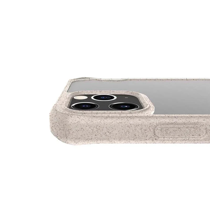Itskins Feroniabio Pure iPhone 12 / 12 Pro Case - Natural And Transparent - Tashqila Itskins Feroniabio Pure iPhone 12 / 12 Pro Case - Natural And Transparent - Tashqila